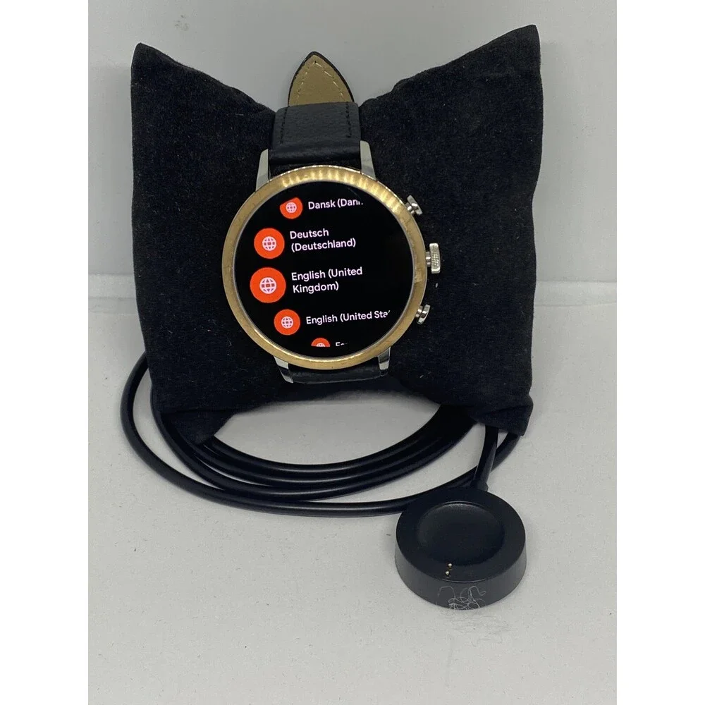 Fossil Gen 4 Authentic Digital Dial Smart Watch Custom Band FTW6016 AB159